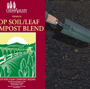top soil leaf compost blend